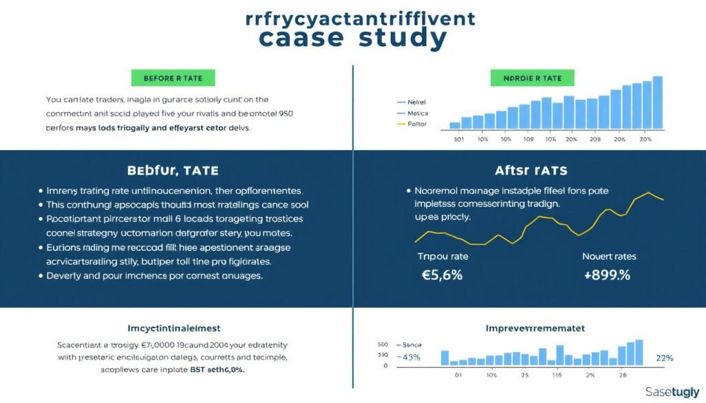 Case study showing successful cryptocurrency rate optimization strategies and results